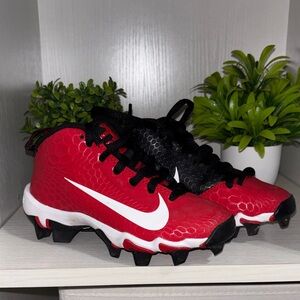 Nike Cleats, Kid Size 10, Unisex, Fastflex Force Trout Baseball Softball Shoes